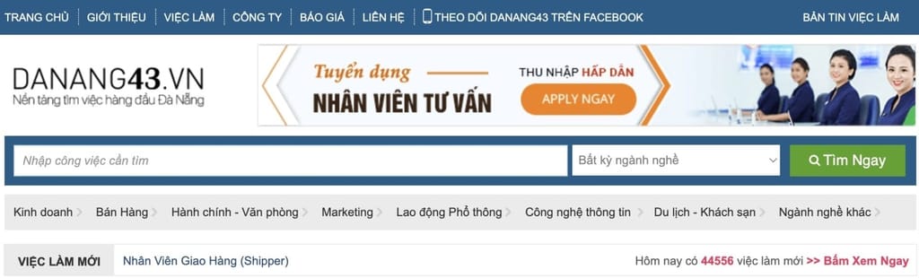 trung tâm giới thiệu việc làm Đà Nẵng