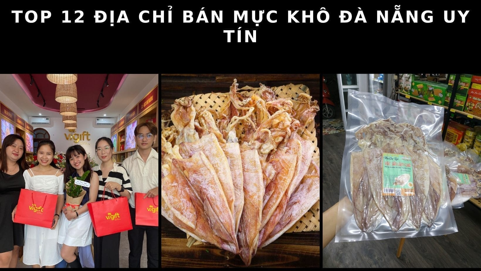 mực khô Đà Nẵng