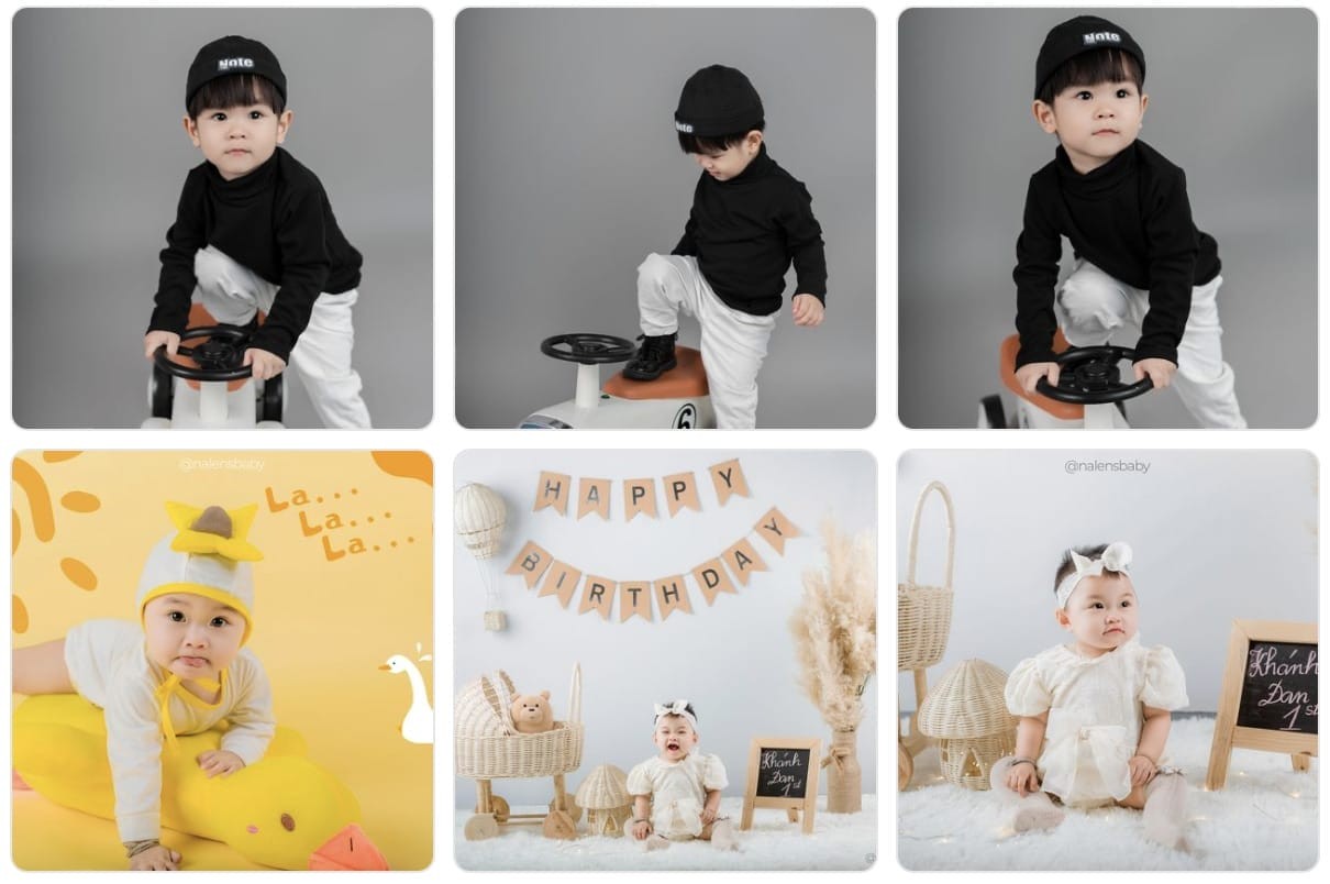 Studio chụp ảnh cho bé ở Đà Nẵng - Nalens Baby Studio