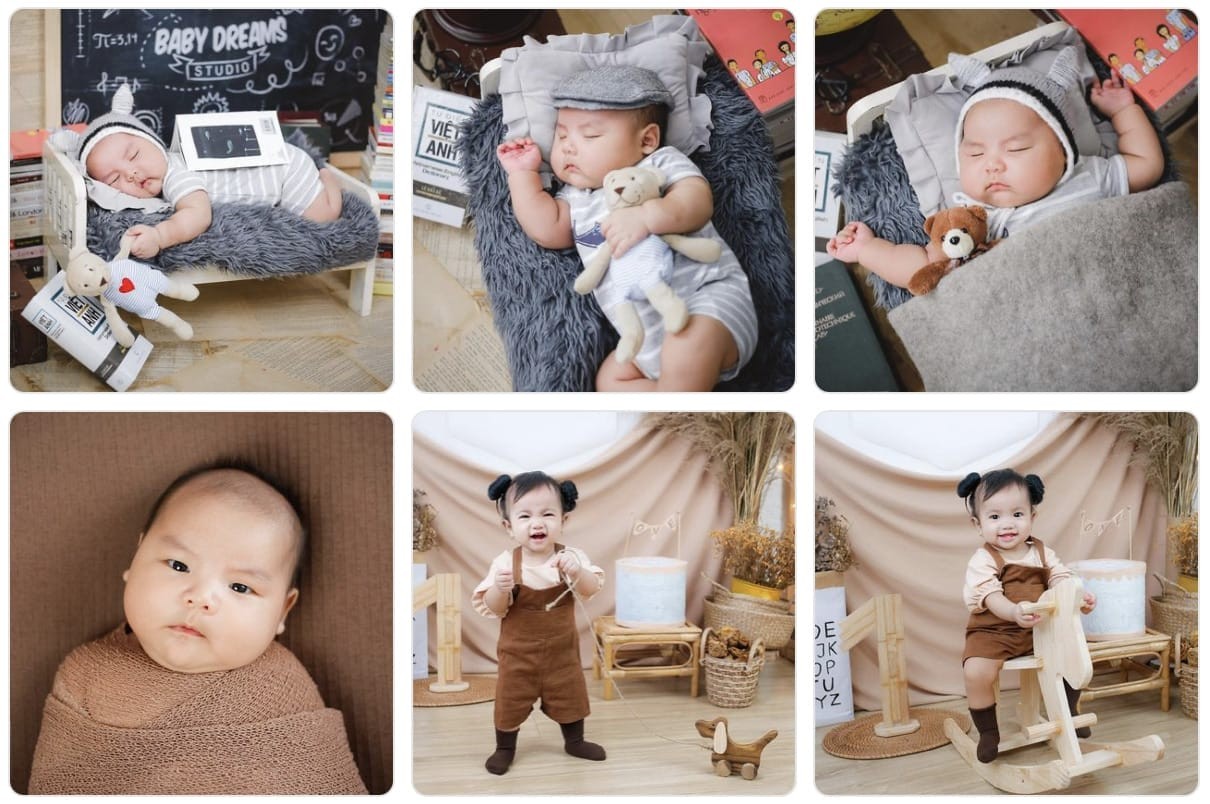 Studio chụp ảnh cho bé ở Đà Nẵng - Baby Dreams Studio