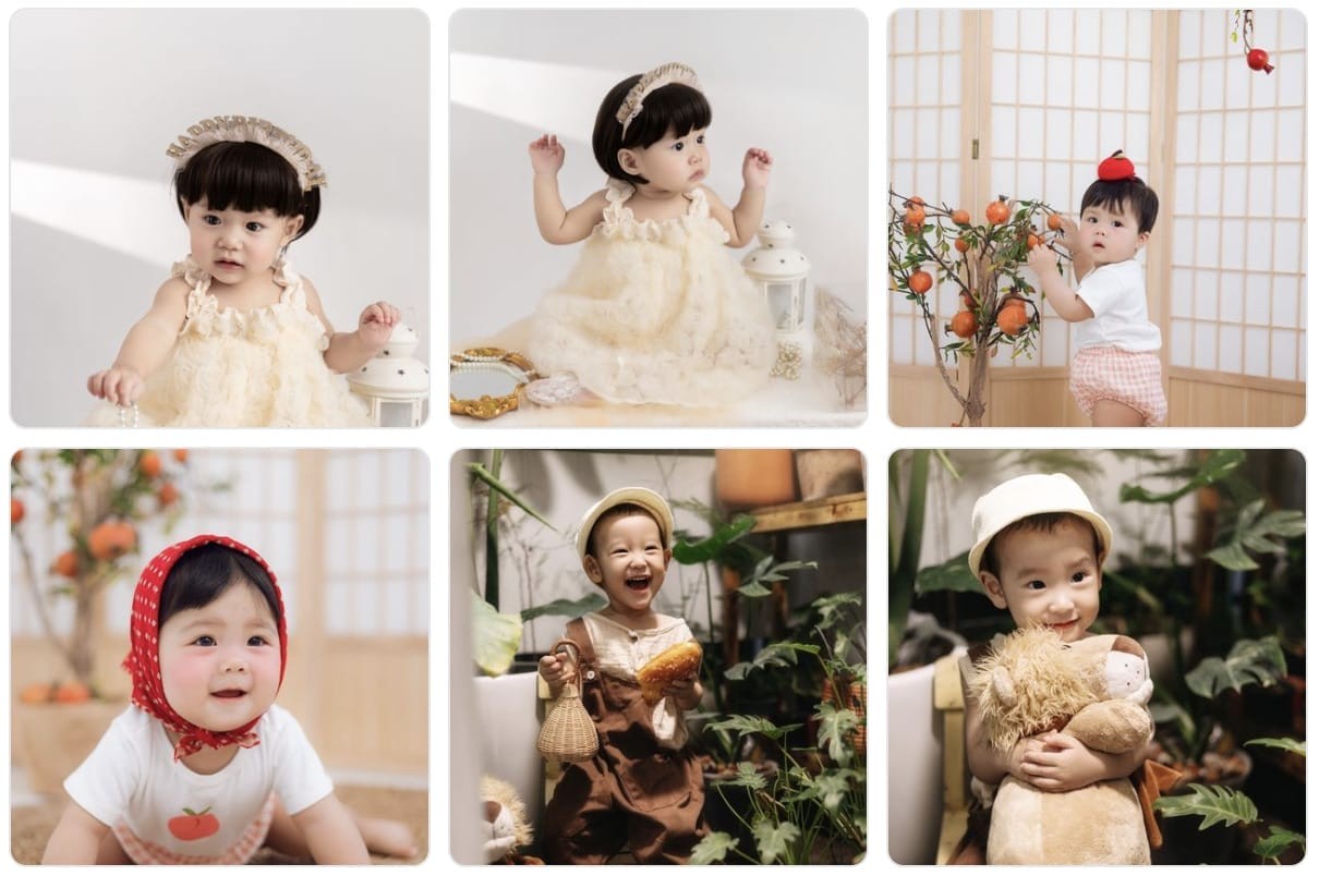 Studio chụp ảnh cho bé ở Đà Nẵng - Sunny Kid's Studio