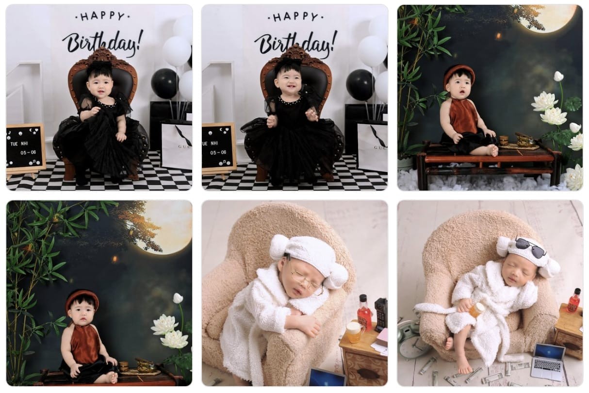 Studio chụp ảnh cho bé ở Đà Nẵng - SURI BABY Studio